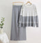 Stripes Round Neck Full Sleeves Pullover With Pants Sets